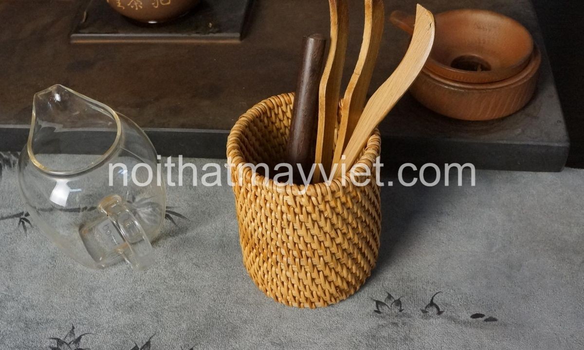 Lọ Mây Tre Đựng Đồ LMT002
